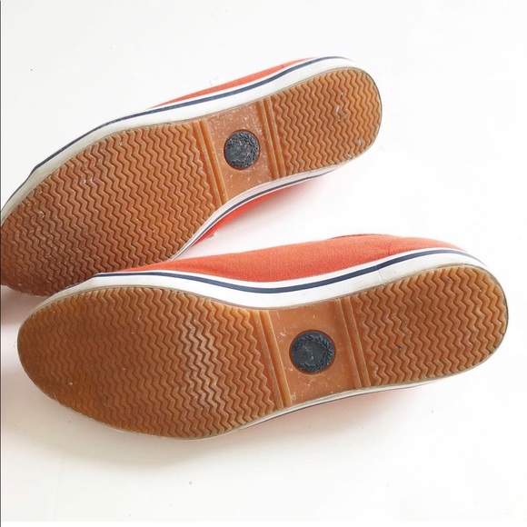Fred Perry Orange canvas shoes - Picture 4 of 4